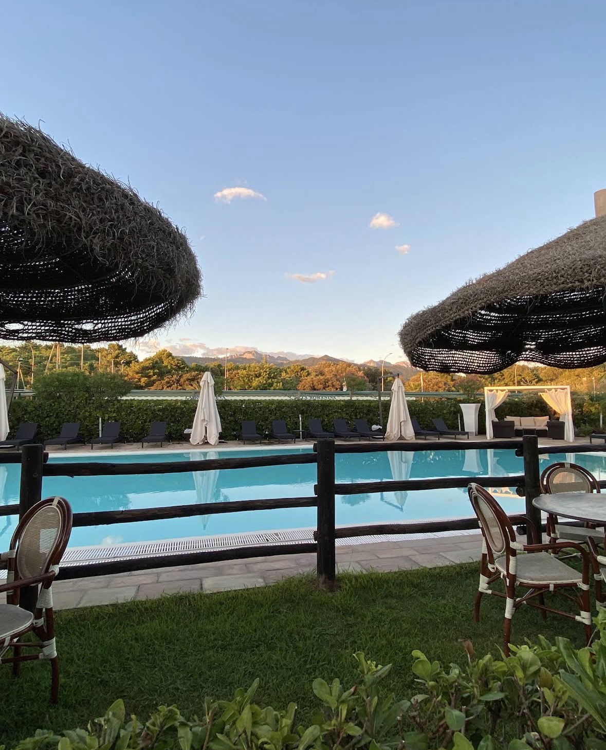 Piscina vista dall'alto